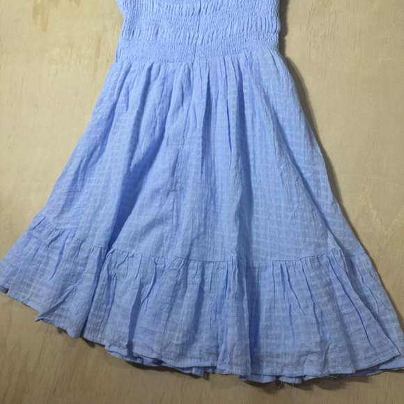 Indikah Tamika Blue Mini Flowy Dress Women’s Size Large NWT - Picture 7 of 14